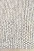Mellura Silver Mist Wool Rug - Floorsome - TEXTURED - ALL - SILVER - MIST - 155X225 - TEXTURED