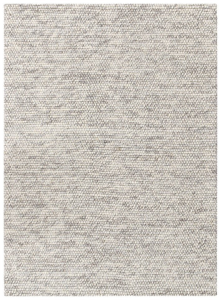 Mellura Silver Mist Wool Rug - Floorsome - TEXTURED - ALL - SILVER - MIST - 155X225 - TEXTURED