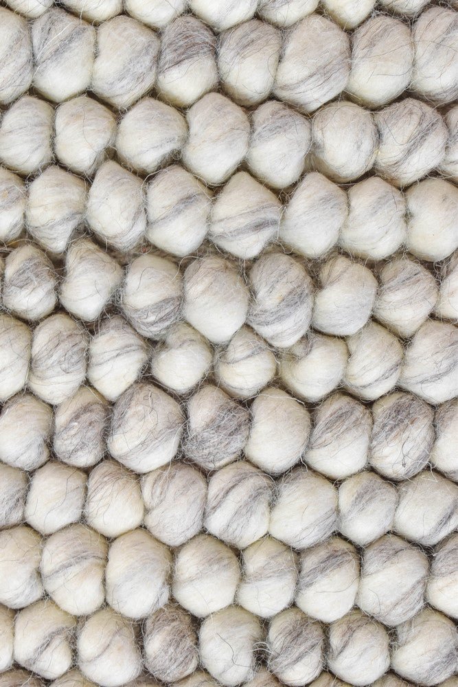 Mellura Silver Mist Wool Rug - Floorsome - TEXTURED - ALL - SILVER - MIST - 155X225 - TEXTURED