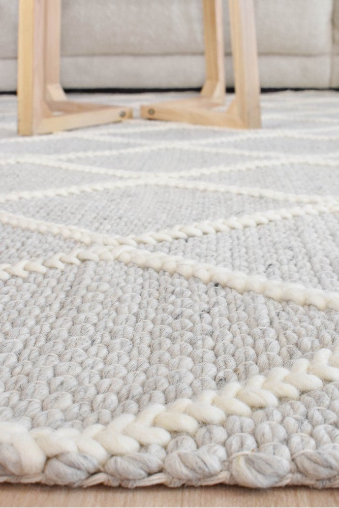 Mellura Stone Wash Wool Rug - Floorsome - TEXTURED - ALL - STONE - WASH - 155X225 - TEXTURED