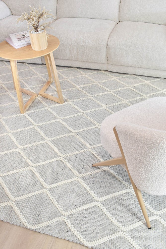 Mellura Stone Wash Wool Rug - Floorsome - TEXTURED - ALL - STONE - WASH - 155X225 - TEXTURED