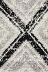 Metro 616 Geo Diamonds Rug Grey Black - Floorsome - Modern - MET - 616 - BLK - 230X160 - Modern