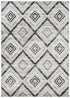 Metro 616 Geo Diamonds Rug Grey Black - Floorsome - Modern - MET - 616 - BLK - 230X160 - Modern