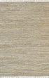 Metro Beige Modern Leather Rug - Floorsome - Flatweave - GYPS160SAGE - Flatweave