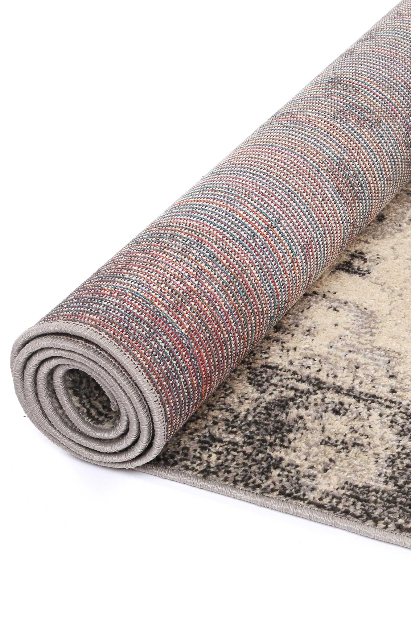 Micah Beige/Black Traditional Rug - Floorsome - Rug - TULI16012 - Rug
