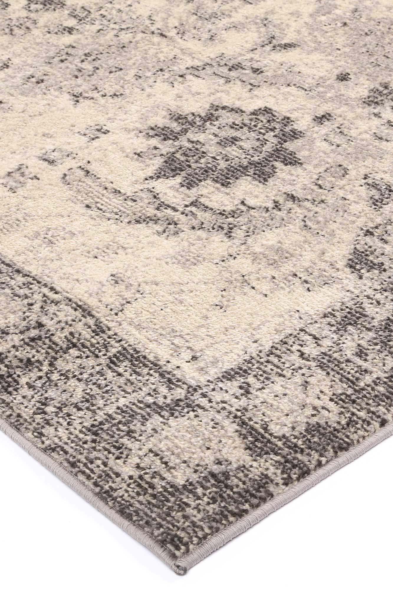 Micah Beige/Black Traditional Rug - Floorsome - Rug - TULI16012 - Rug