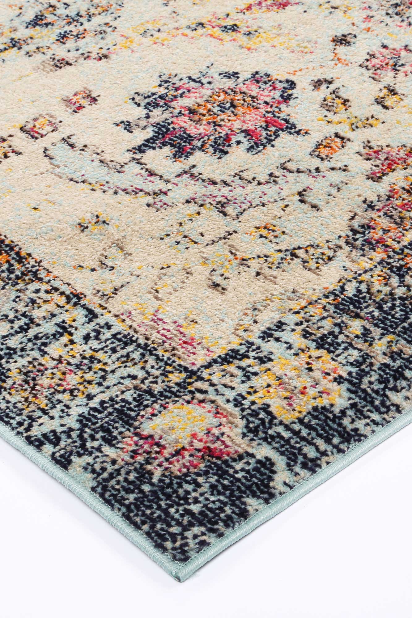 Micah Cream/Multi Traditional Rug - Floorsome - Rug - TULI16011 - Rug