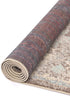 Micah Grey/Sky Blue Floral Rug - Floorsome - Rug - TULI16017 - Rug