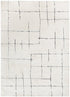 Mila Abstract Lines Black Cream Rug - Floorsome - Area Rug - MILA160MIL9 - Area Rug