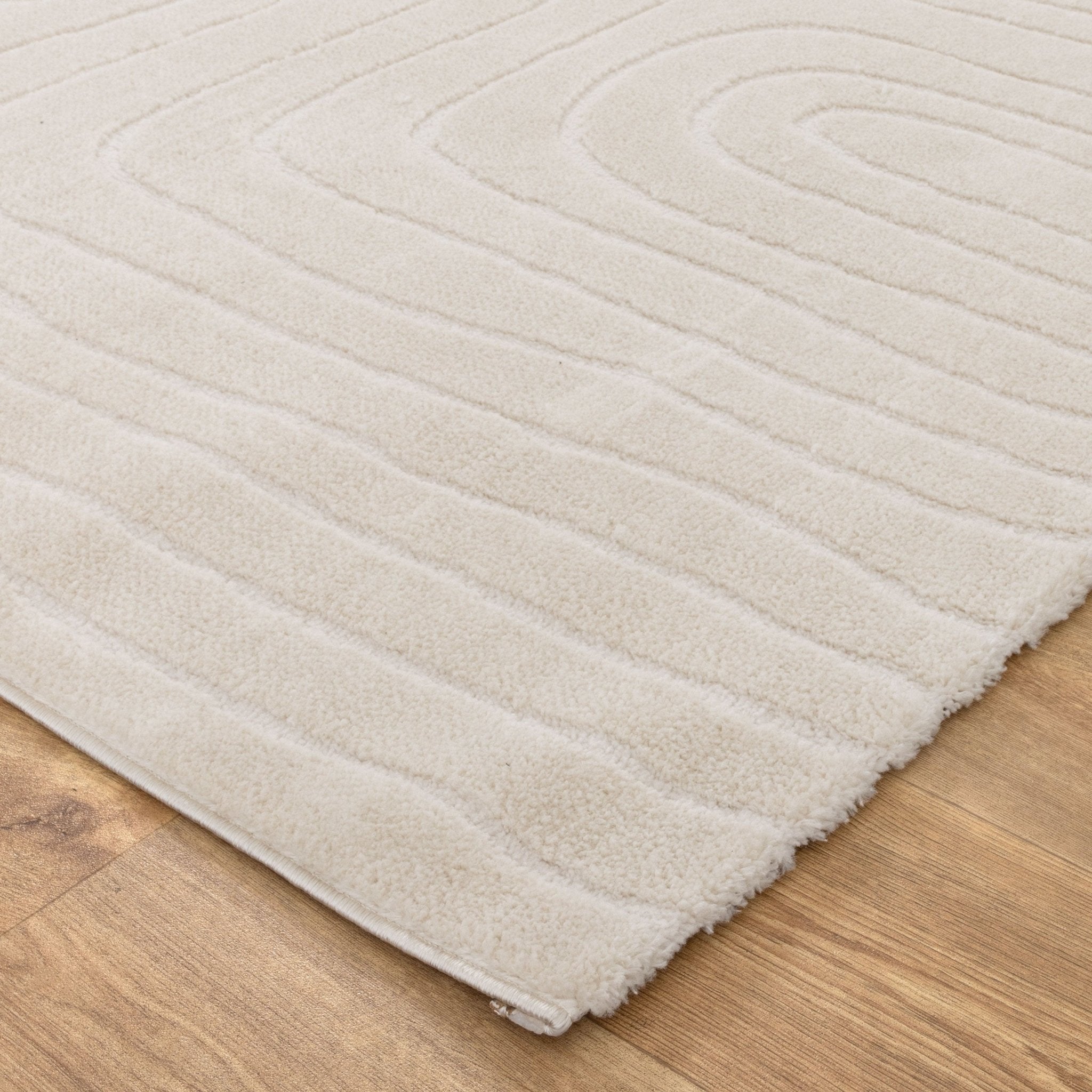 Mila Arch Lines Cream Rug - Floorsome - Area Rug - MILA160MIL7 - Area Rug