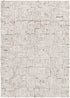 Mila Geometric Squares Cream Brown Rug - Floorsome - Area Rug - MILA160MIL8 - Area Rug