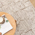 Mila Geometric Squares Cream Brown Rug - Floorsome - Area Rug - MILA803MIL8 - Area Rug