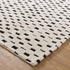 Mila Monochrome Squares Black and Cream Rug - Floorsome - Area Rug - MILA803MIL2 - Area Rug