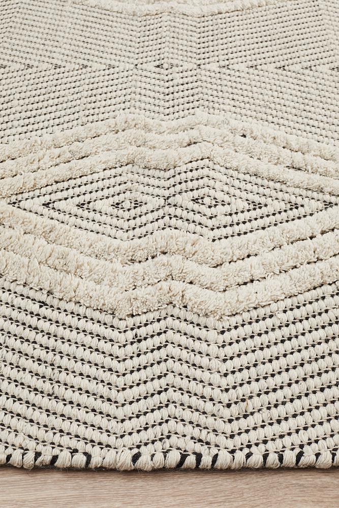 Bone Rug Miller 741 Bone Rug | Modern Flatweave | Floorsome