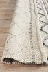 Milly Textured Woollen Rug White Grey - Floorsome - Modern - STUD - 326 - WHI - 225X155 - Modern