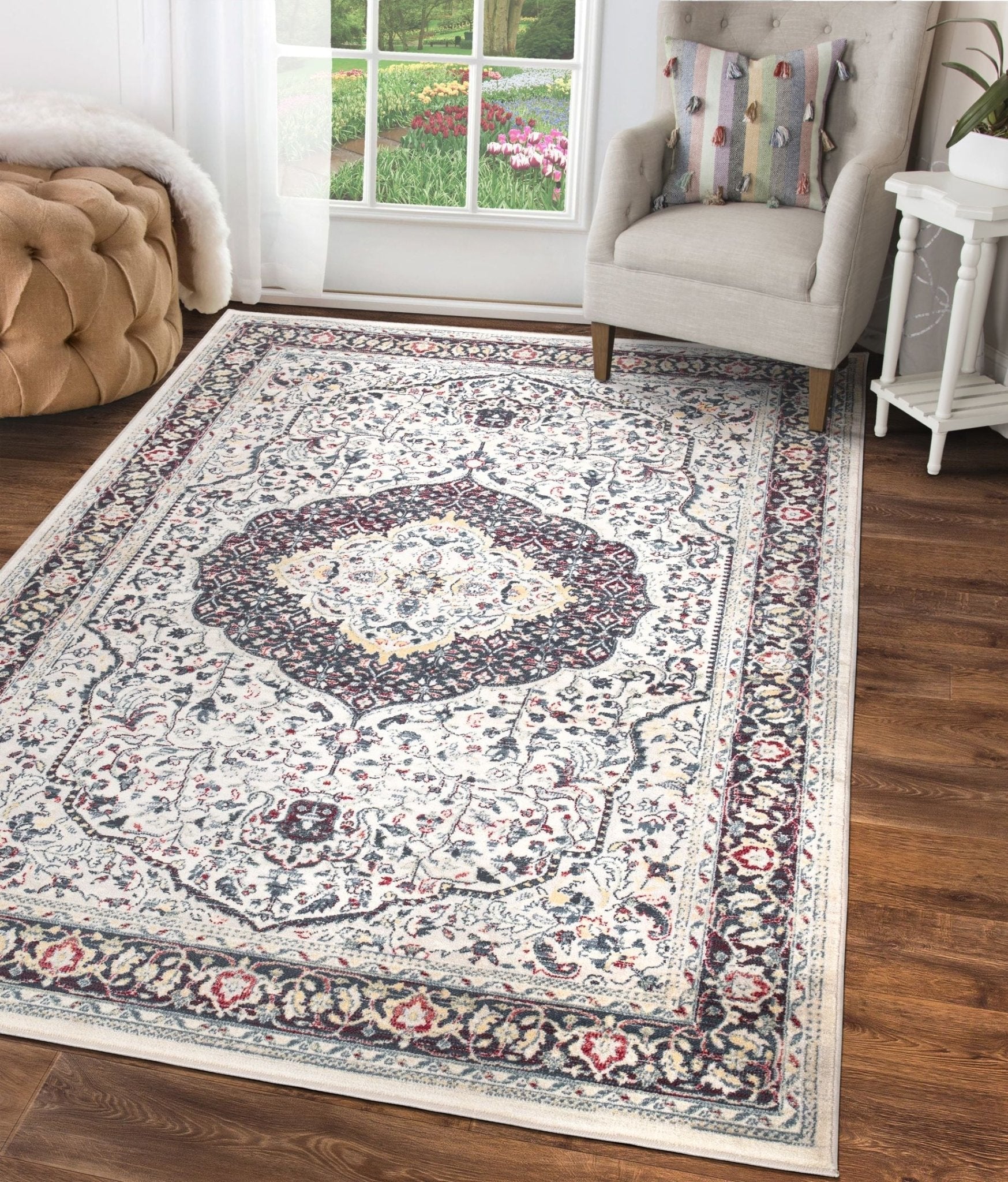Mirabeau Celeste Cream Rug - Floorsome - Modern Rugs - 9330138041516 - Modern Rugs