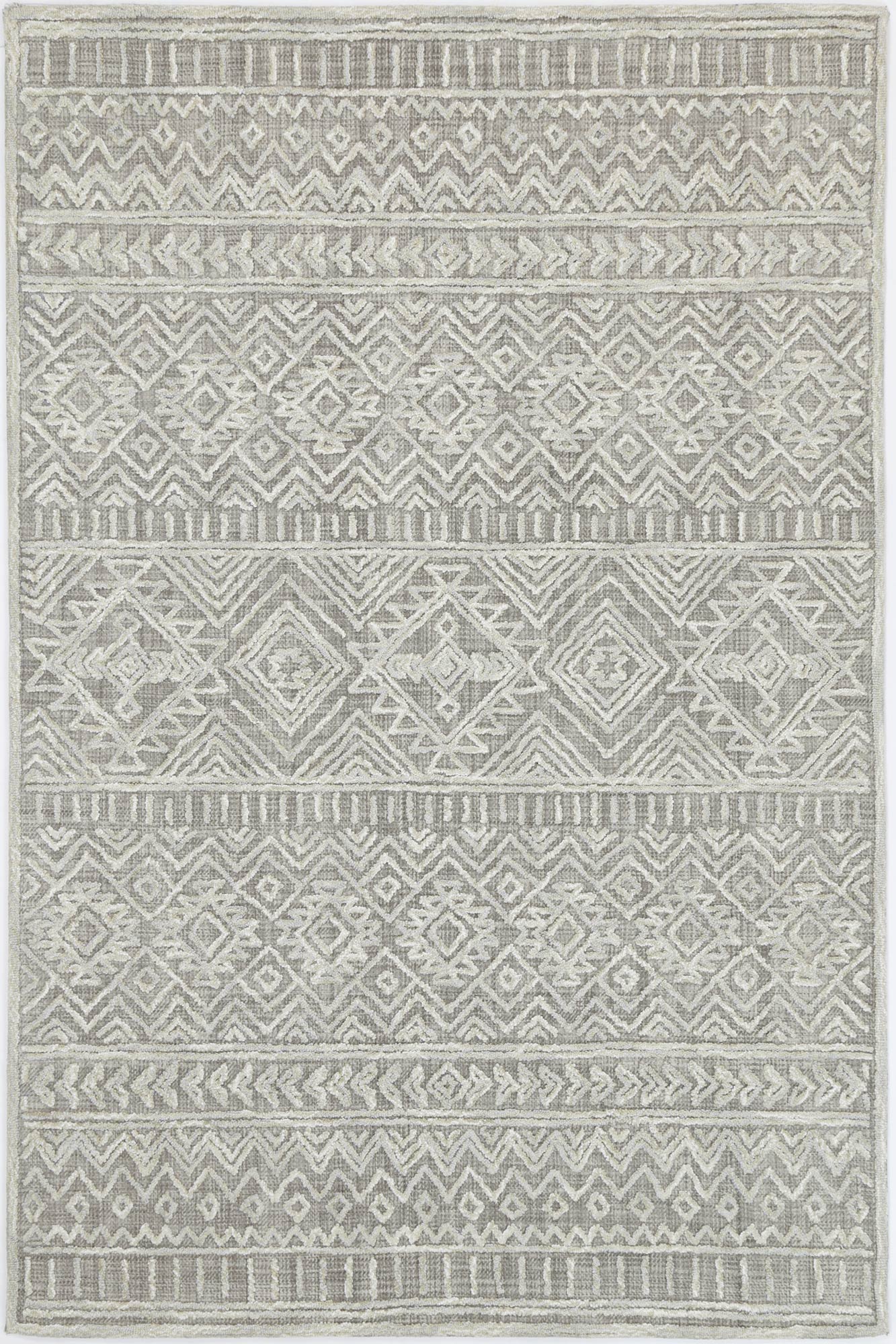 Mirabella Cadiz Ash Contemporary Rug - Floorsome - Modern Rugs - MARB16060295LGRY - Modern Rugs