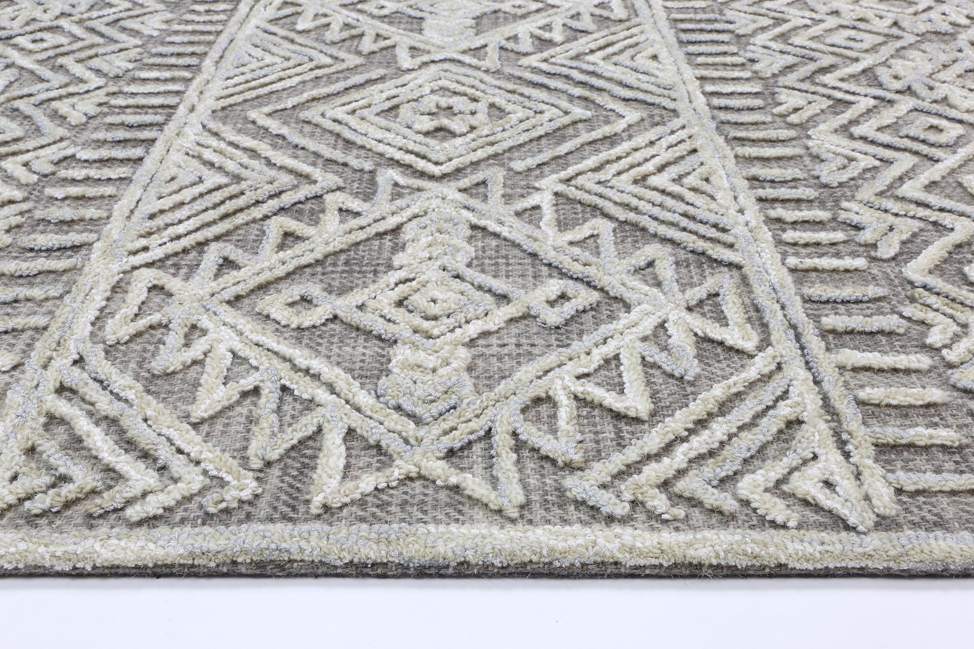 Mirabella Cadiz Ash Contemporary Rug - Floorsome - Modern Rugs - MARB16060295LGRY - Modern Rugs