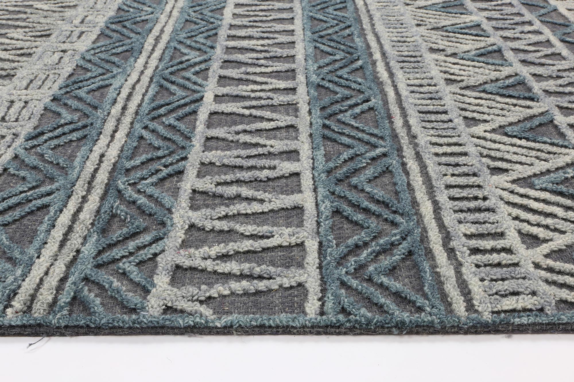 Mirabella Cazorla Charcoal Contemporary Rug - Floorsome - Modern Rugs - MARB16060265DGRY - Modern Rugs
