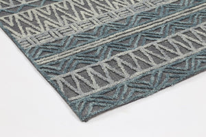 Mirabella Cazorla Charcoal Contemporary Rug - Floorsome - Modern Rugs