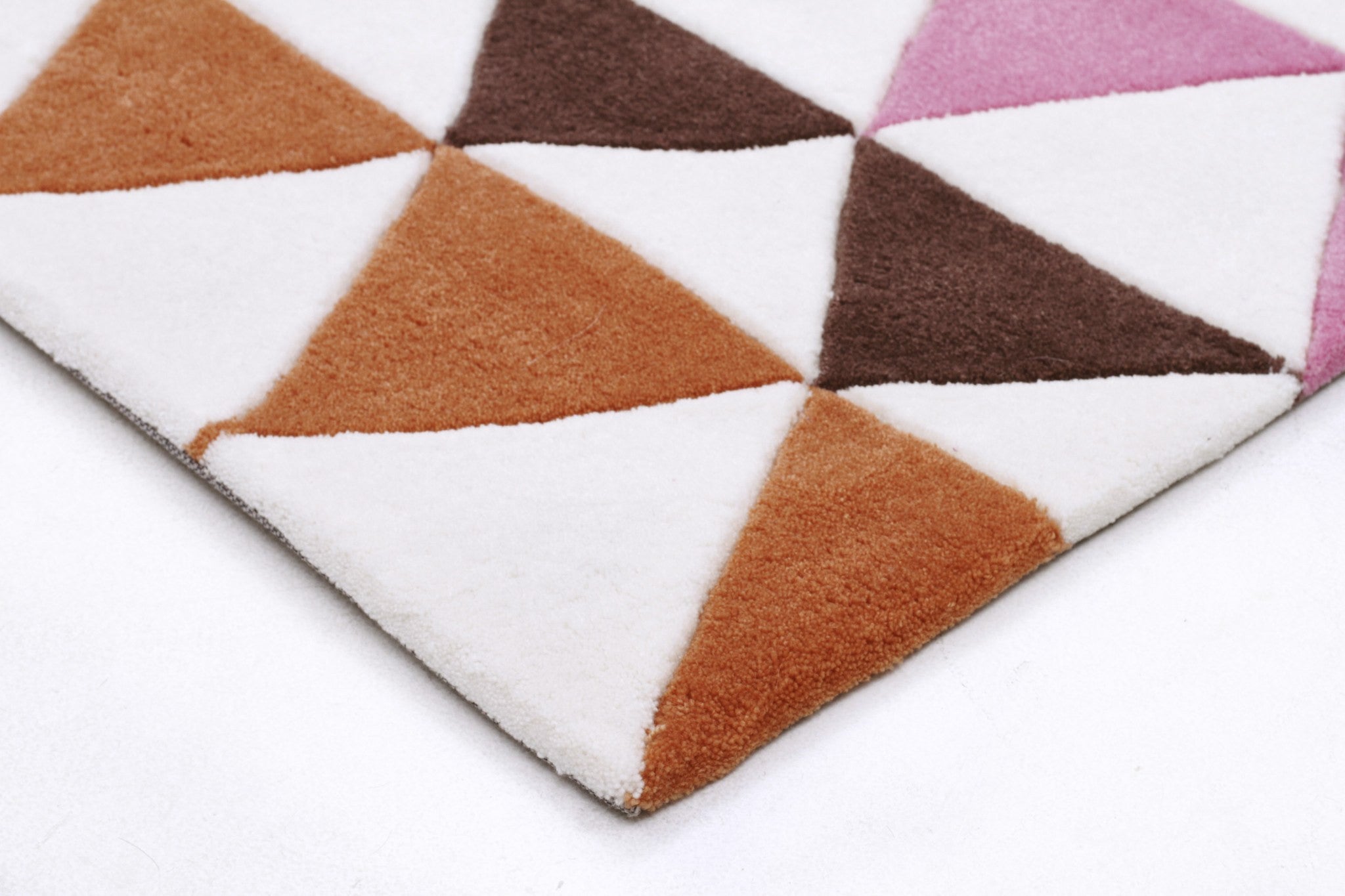 Modern Bunting Design Rug Multi Rust - Floorsome - Modern - HV - 642 - RUST - 165X115 - Modern