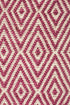 Modern Flatweave Diamond Design Pink Rug - Floorsome - Modern - ABO - DIA - PINK - 225X155 - Modern