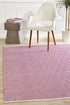 Modern Flatweave Diamond Design Pink Rug - Floorsome - Modern - ABO - DIA - PINK - 225X155 - Modern