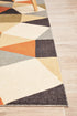 Modern Pixels Rug Rust Grey Blue - Floorsome - Modern - CIT - 564 - RUST - 160X110 - Modern