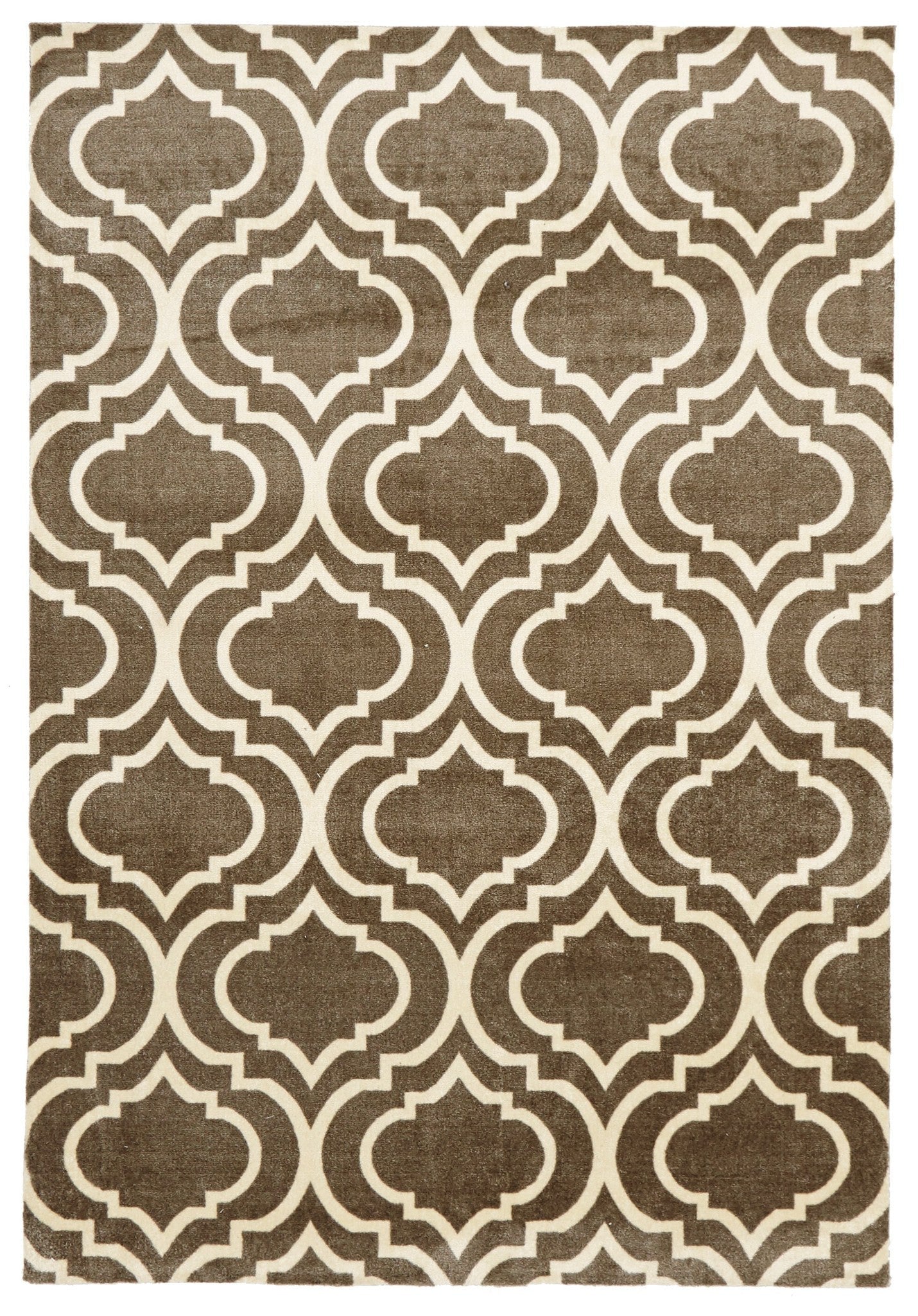 Modern Trelliss design Rug Ash - Floorsome - Modern