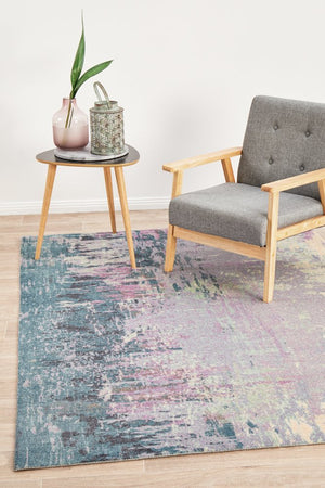 Monet Stunning Violet Rug - Floorsome - Modern