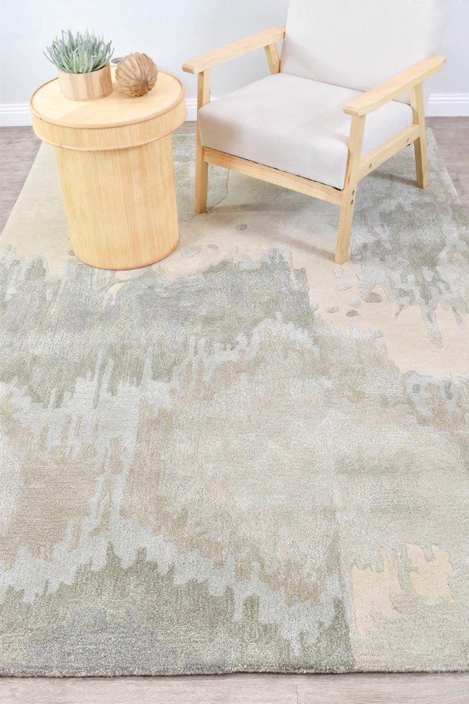 Montana Dune Ridge Wool Rug - Floorsome - TEXTURED - WESTCOTT - DUNE - 155X225 - TEXTURED