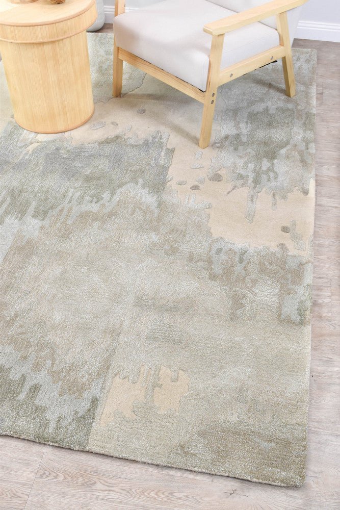 Montana Dune Ridge Wool Rug - Floorsome - TEXTURED - WESTCOTT - DUNE - 155X225 - TEXTURED