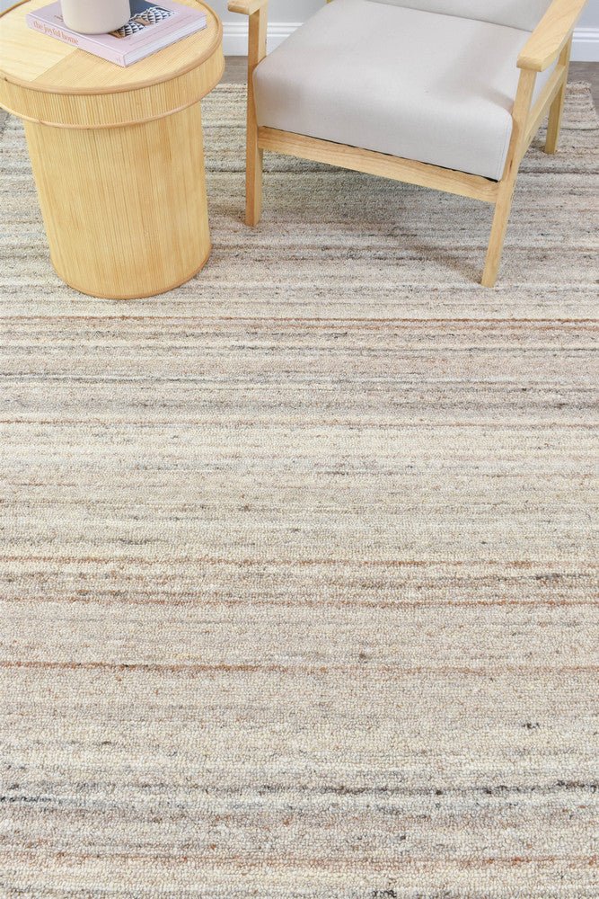 Montana Pebble Wool Rug - Floorsome - TEXTURED - WESTCOTT - PEBB - 155X225 - TEXTURED
