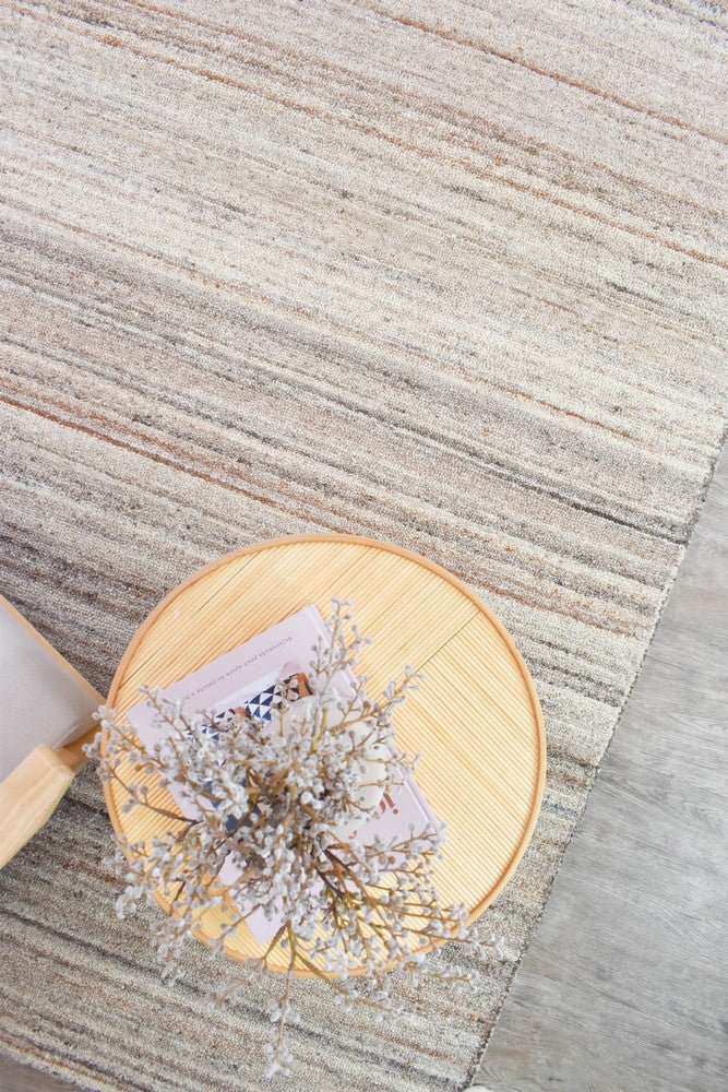 Montana Pebble Wool Rug - Floorsome - TEXTURED - WESTCOTT - PEBB - 155X225 - TEXTURED