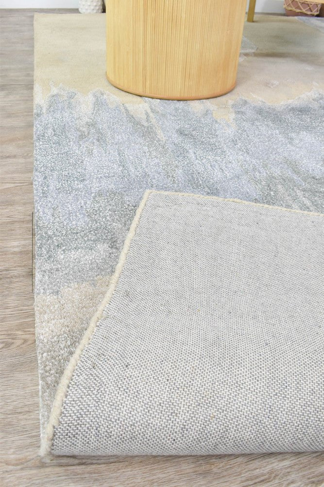 Montana Sandy Crest Wool Rug - Floorsome - TEXTURED - WESTCOTT - SANDY - 155X225 - TEXTURED