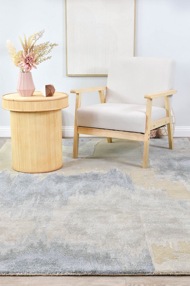 Montana Sandy Crest Wool Rug - Floorsome - TEXTURED - WESTCOTT - SANDY - 155X225 - TEXTURED