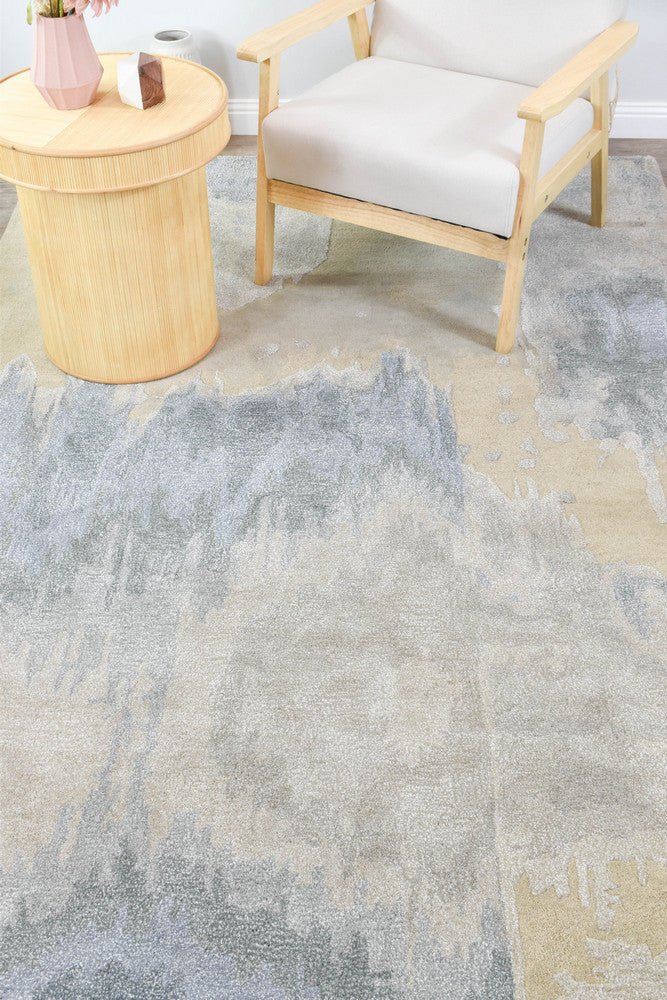 Montana Sandy Crest Wool Rug - Floorsome - TEXTURED - WESTCOTT - SANDY - 155X225 - TEXTURED