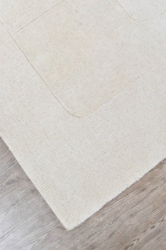 Montana Velvet Ivory Wool Rug - Floorsome - TEXTURED - WESTCOTT - VELVET - 155X225 - TEXTURED