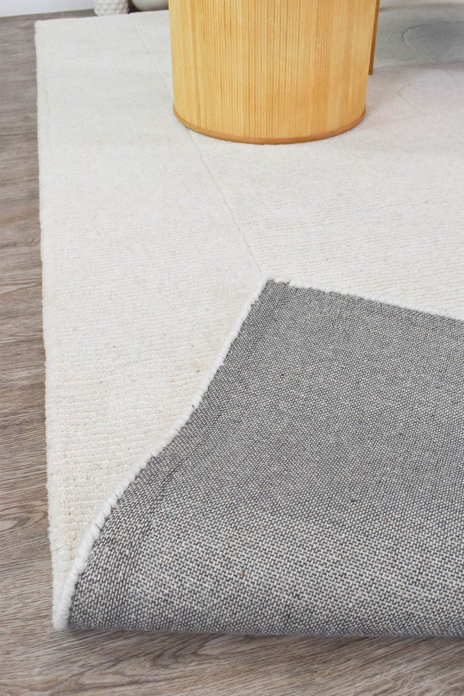 Montana Velvet Ivory Wool Rug - Floorsome - TEXTURED - WESTCOTT - VELVET - 155X225 - TEXTURED