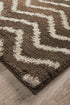 Moroccan Chevron Design Rug Brown Beige - Floorsome - Modern - MOR - 180 - BEI - 230X160 - Modern