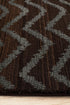 Moroccan Chevron Design Rug Brown Grey - Floorsome - Modern - MOR - 180 - BRO - 230X160 - Modern