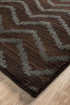Moroccan Chevron Design Rug Brown Grey - Floorsome - Modern - MOR - 180 - BRO - 230X160 - Modern