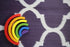 MOROCCAN Recycled Plastic Mat, AUBERGINE & White 1.8 x 2.7m - Floorsome - Outdoor Rugs - GKOZ399B - Outdoor Rugs