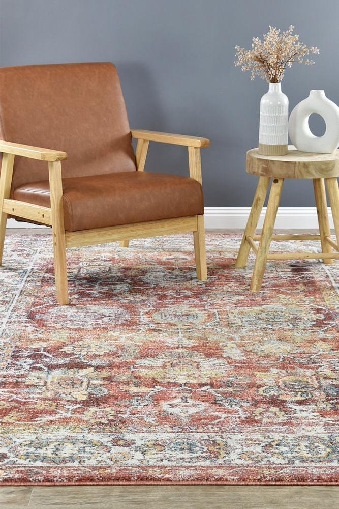 Morocco 0394B Terracotta Rug - Floorsome - MODERN - CASA - A0394B - TILE - TILE - 160X230 - MODERN
