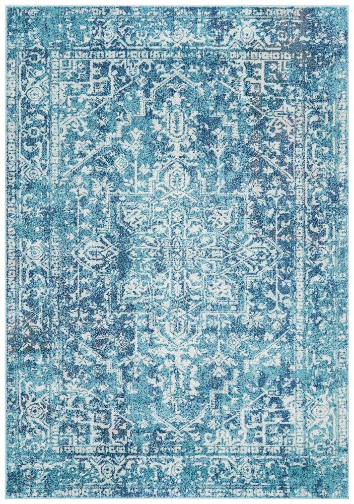 Muse Blue Transitional Rug - Floorsome - Modern - EVO - 253 - BLUE - 230X160 - Modern