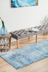 Muse Blue Transitional Runner Rug - Floorsome - Modern - EVO - 253 - BLUE - 300X80 - Modern