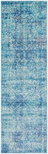 Muse Blue Transitional Runner Rug - Floorsome - Modern - EVO - 253 - BLUE - 300X80 - Modern