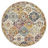 Museum 861 Round Rust Rug - Floorsome - MUS - 861 - RST - 150X150 - 