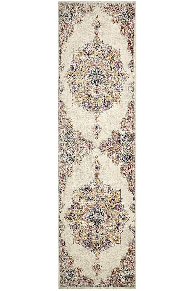 Museum 864 Bone Rug - Floorsome - MUS - 864 - BONE - 300X80 - 