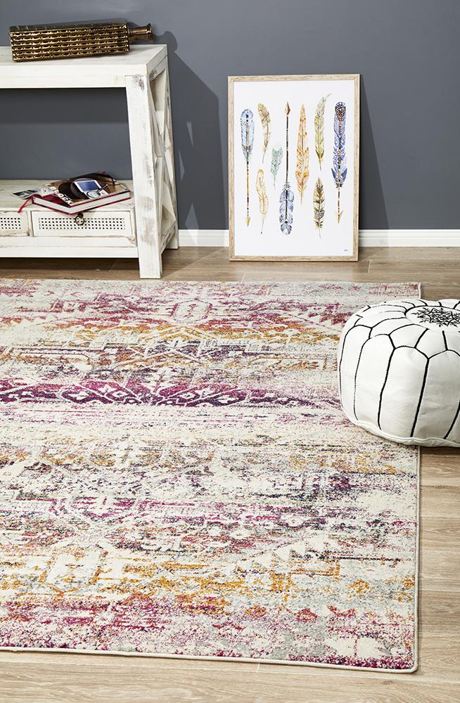 Fushia Square Rug Museum 865 Fuschia Rug | Modern | Floorsome